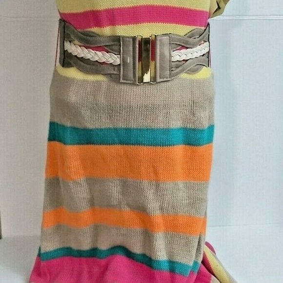 Womens Apple Bottom Maxi Dress Stripe - Picture 3 of 5